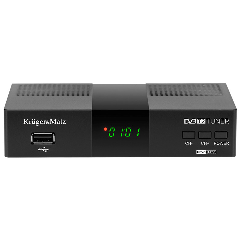 tuner dvb-t2 h.265 hevc kruger&matz - 2 | YEO