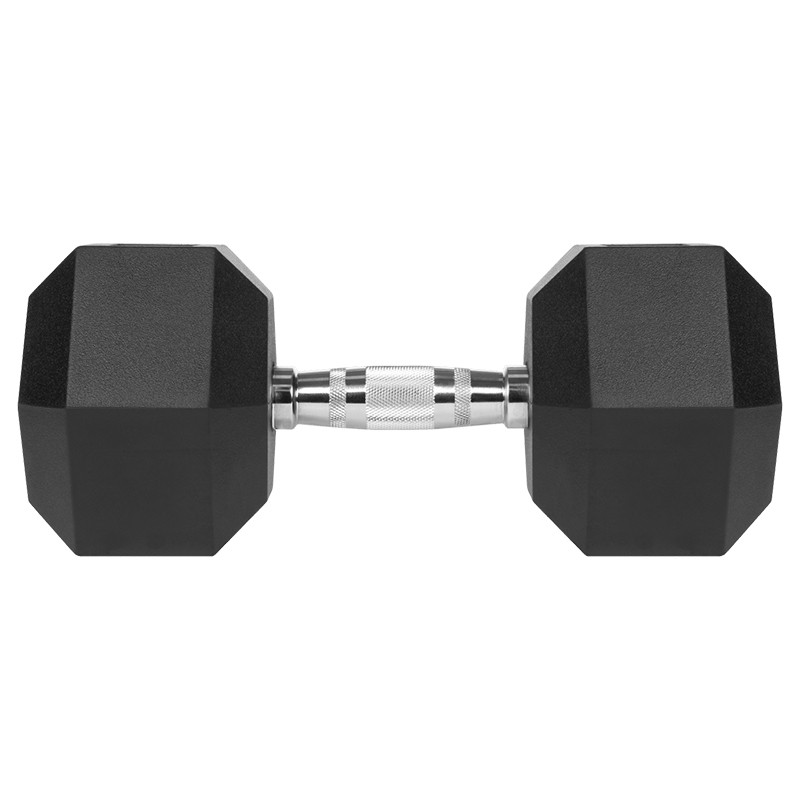 gantere dumbbell hex fonta cauciucata 22.5kg rebel acti - 2 | YEO