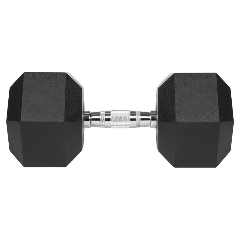 gantere dumbbell hex fonta cauciucata 30kg rebel active - 2 | YEO