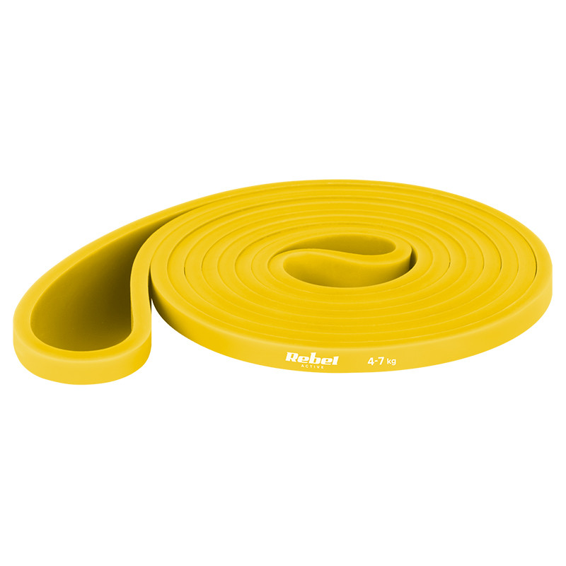 set 3 benzi elastice latex power band 4-32kg rebelactiv - 3 | YEO