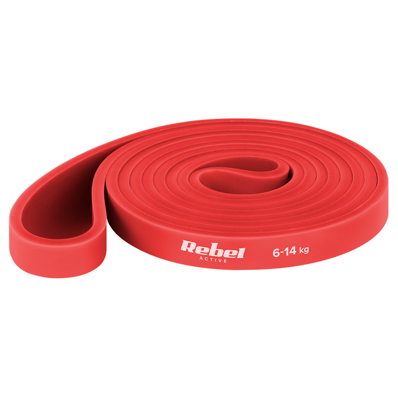 set 3 benzi elastice latex power band 4-32kg rebelactiv - 4 | YEO