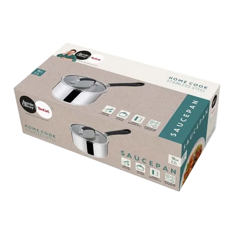 cratita cu capac jamie oliver home cook 2.2l tefal