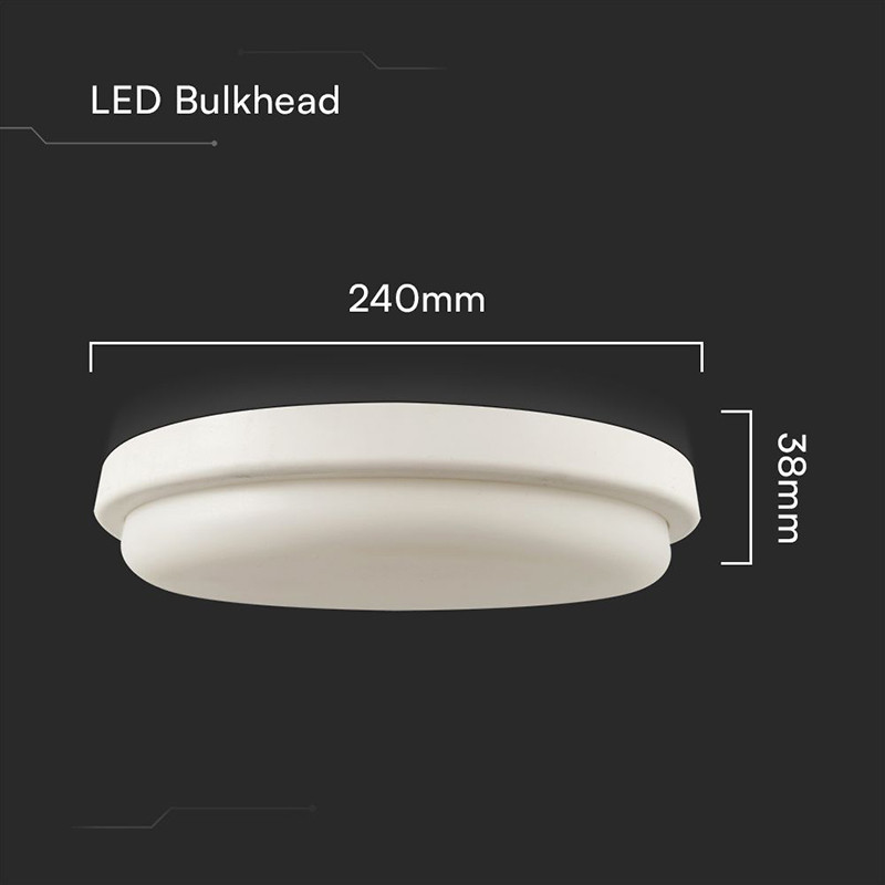 plafoniera led 24w ip54 6500k - 3 | YEO