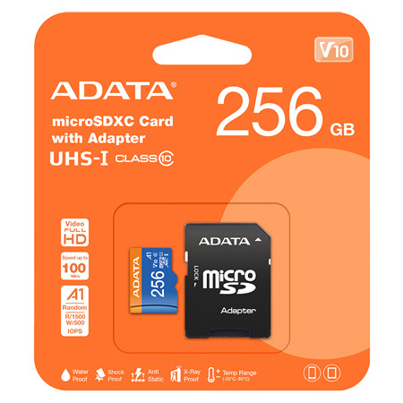 micro sd card 256gb class 10 adata