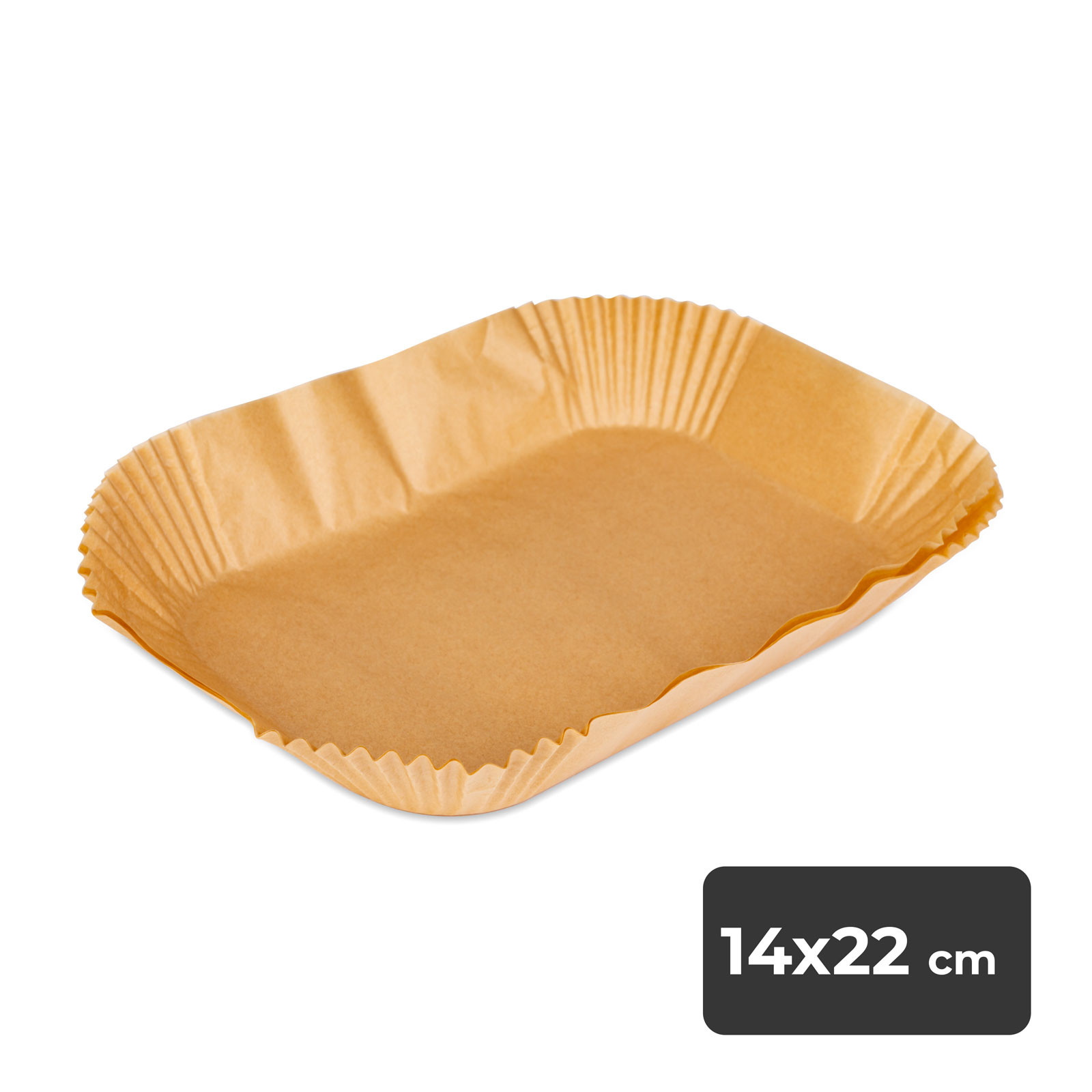 hartie de copt pentru friteuza cu aer - pentru cuptor fara ulei - dreptunghi - 14 x 22 cm - 50 buc / pachet