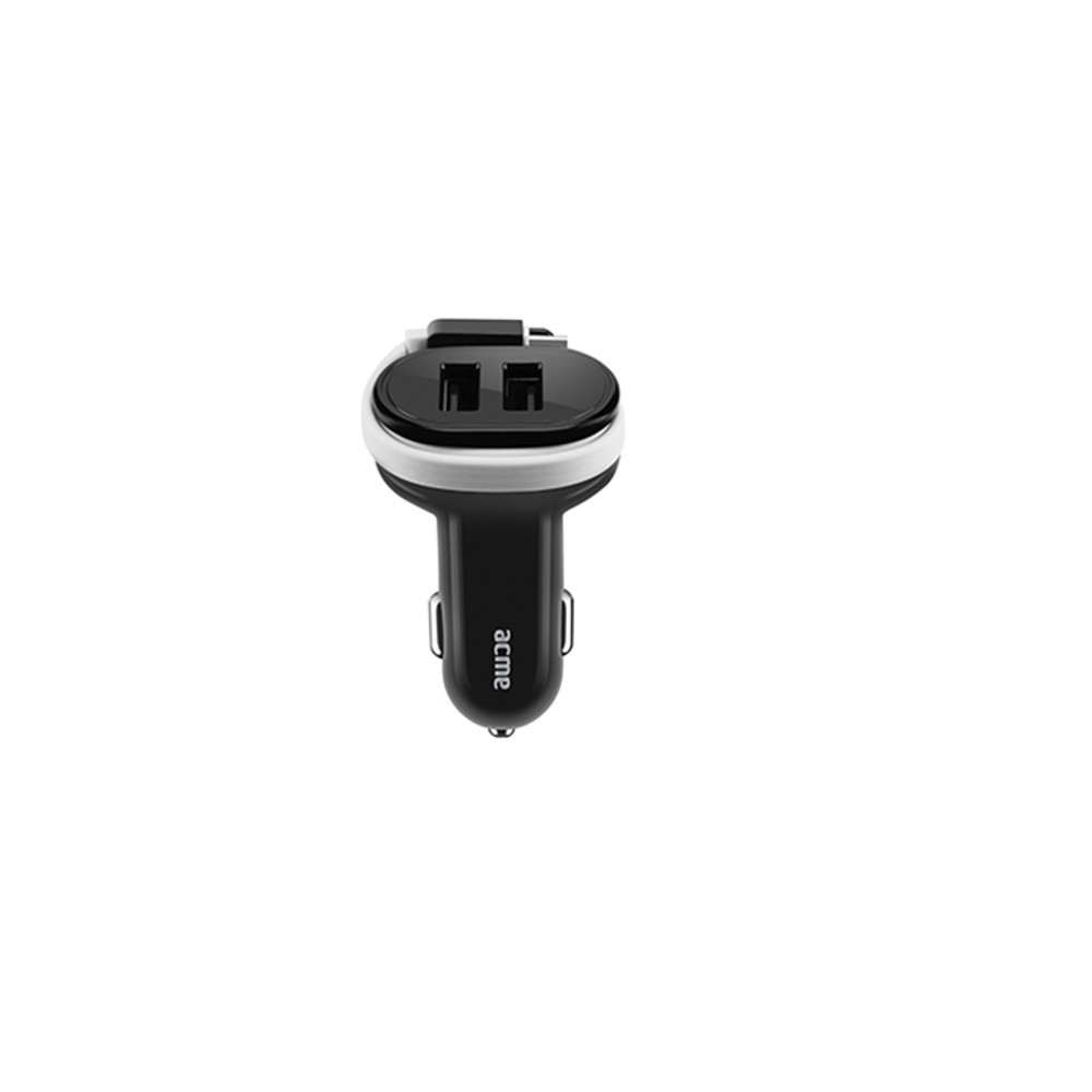 Încărcător auto Acme Europe CH106 2xUSB + cablu micro-USB (3,1 A) negru - 1 | YEO