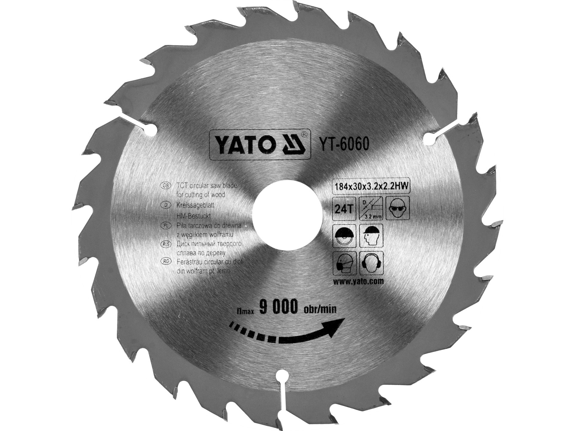 disc circular cu dinti din wolfram pt. lemn