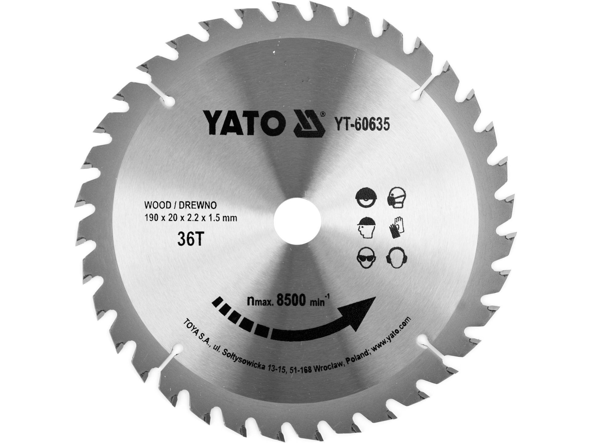 disc circular cu dinti din wolfram pt. lemn