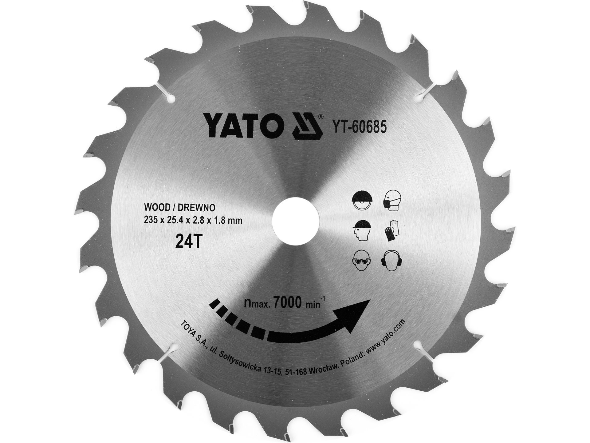 disc circular cu dinti din wolfram pt. lemn