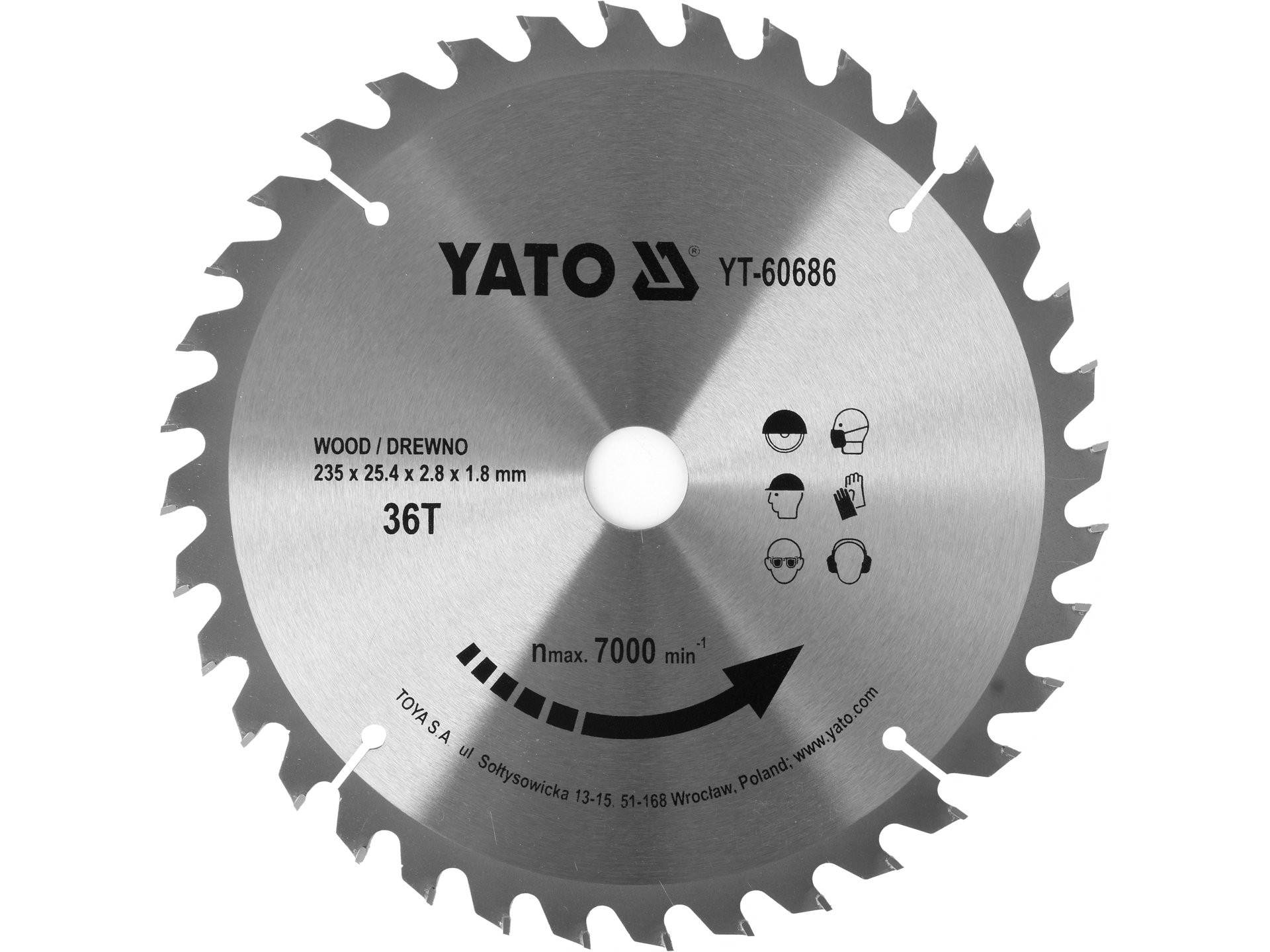 disc circular cu dinti din wolfram pt. lemn