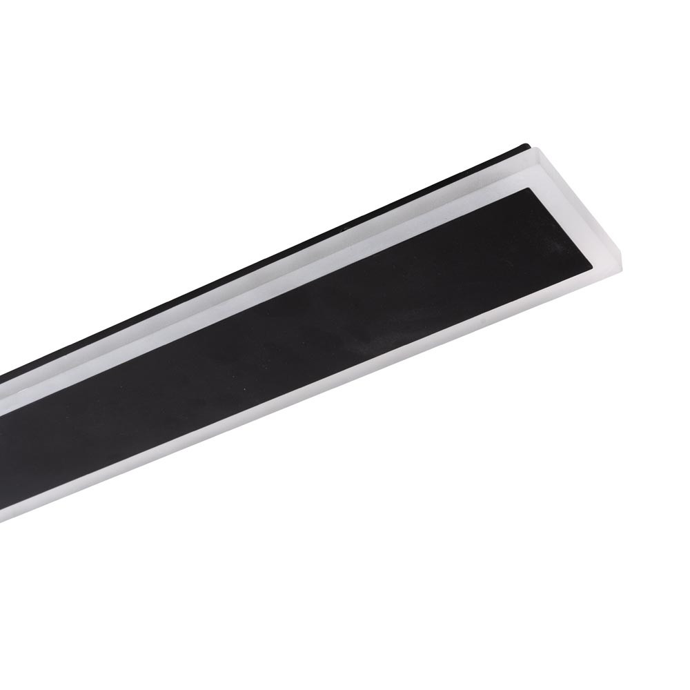 aplica liniar led 18w 4000k ip65, negru, erste - 2 | YEO