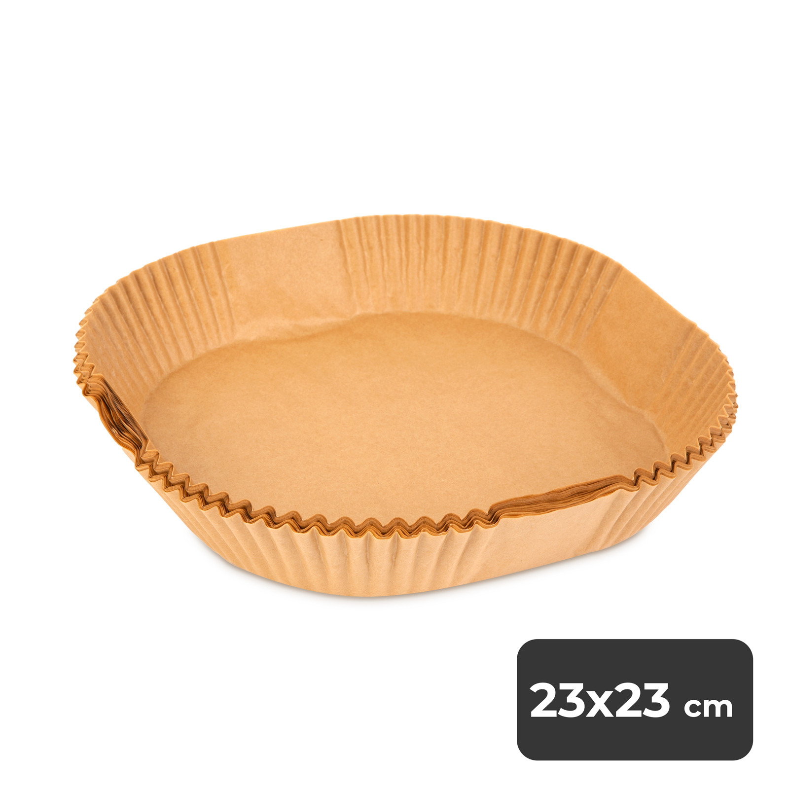 hartie de copt pentru friteuza cu aer - patrata - 23 cm - 50 buc/pachet