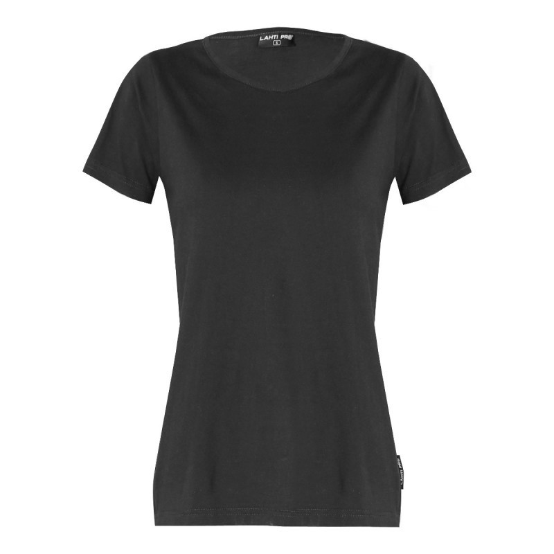 tricou bumbac (dama) / negru - l - 1 | YEO