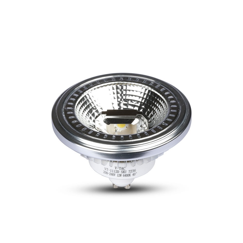 Spot LED - AR111 12W GU10 Beam 40 Sharp Cip, Alb cald