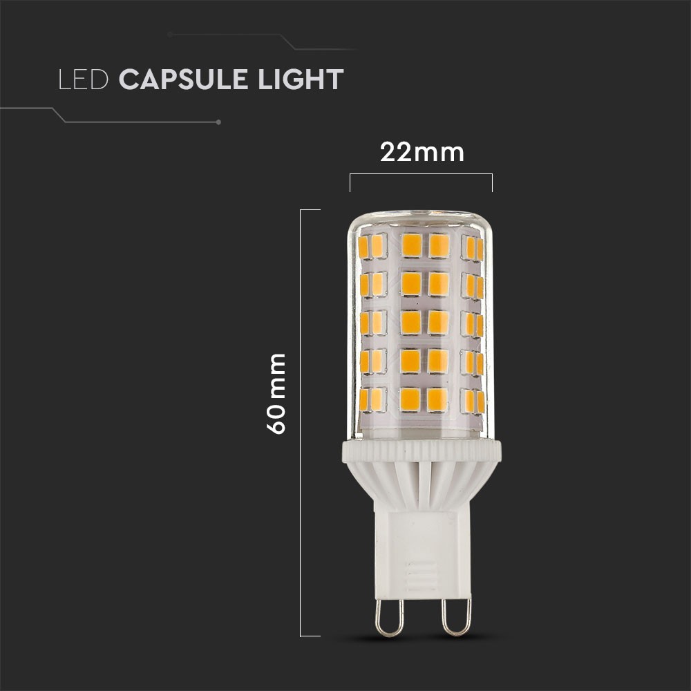 Spot LED 5W G9 Plastic 6400K Dimmabil - 6 | YEO