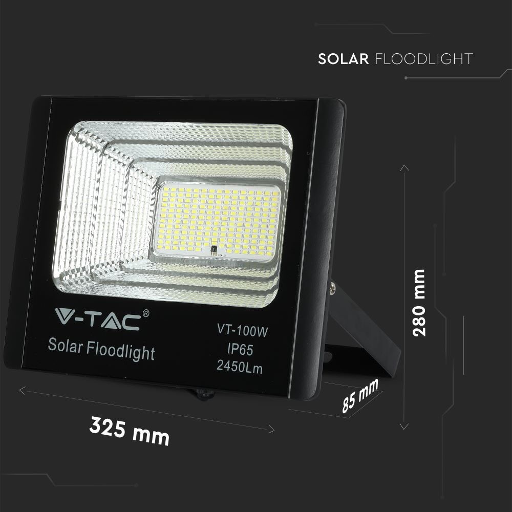 Panou Solar 35W cu Proiector LED 4000 - 6 | YEO