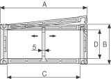 Lant Port Cablu 150X45 mm SR445MI150075 - 1 | YEO