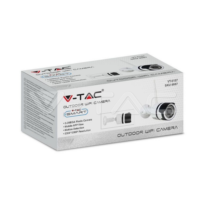 Cameră Exterior 3MP IP65 Bullet SKU: 8987 | VT: VT-5157 - 1 | YEO