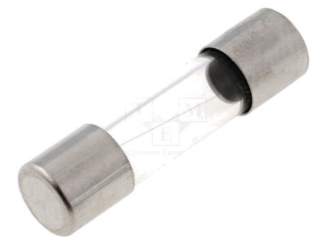 Siguranţă: siguranţă ardere rapidă 6,3A 250VAC 5x20mm alamă