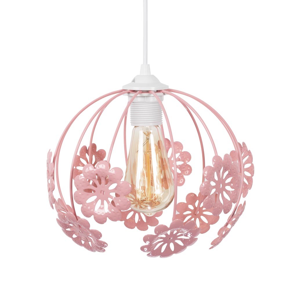 Pendul Peri Flowers Roz 1XE27 60W 70cm - 1 | YEO