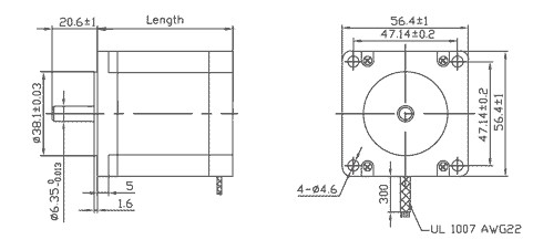 Motor Pas Cu Pas 1,9Nm IM57STH76 - 1 | YEO