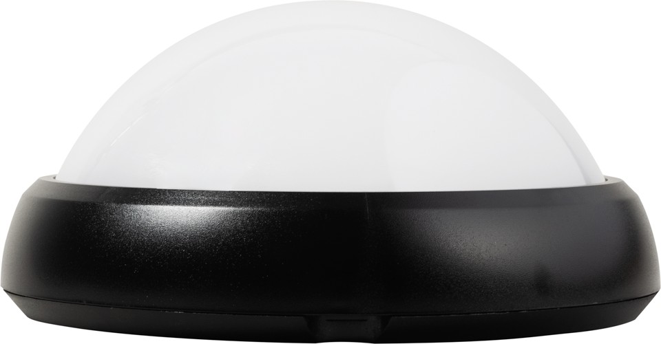 Lampa BAT LED Rotunda 12W IP65 Negru - 1 | YEO