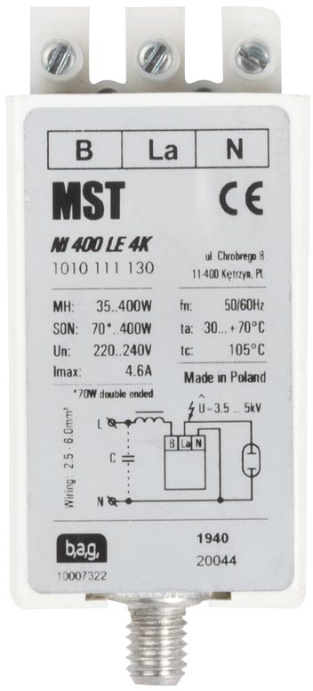 Ignitor NI 400 4K 220-240V 50-60Hz - 1 | YEO