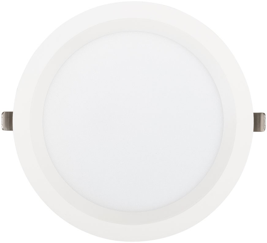 Proiector led incastrat, Plafoniera Downlight LED 30W 4000K 100lm/W 165x38mm, Solentis - 2 | YEO