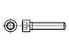 Şurub M6x12 Cap: cap rotund Crestătură: pt.cheie inbus oţel B6X12/BN3