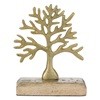 Decoratiune pentru masa din metal, Gold, Arborele Vietii 12x5x15 cm - 1 | YEO