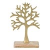 Decoratiune pentru masa din metal, Gold, Arborele Vietii 16x6x27 cm - 1 | YEO