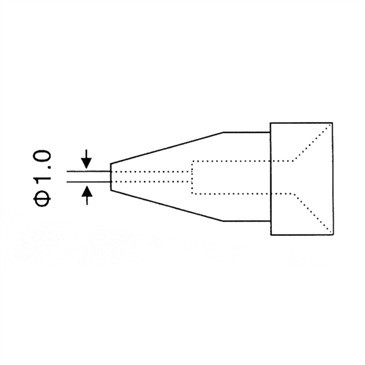 Varf de rezerva tip N5-1 avg.1.0mm ( ZD915 ZD917 ZD552 ) N5-1_Varf_ZD915/ZD915/ZD552_1mm