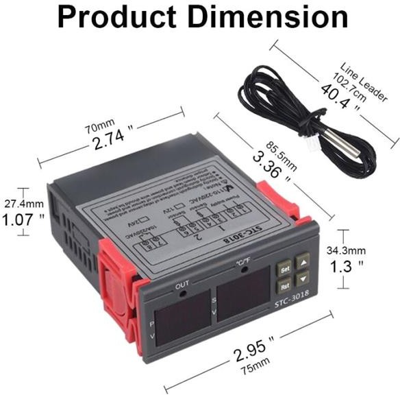 Termostat HADEX STC-3018 - 2 | YEO