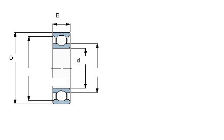 Rulment 625-2Z d-5 mm, D-16 mm, B-5 mm - 1 | YEO