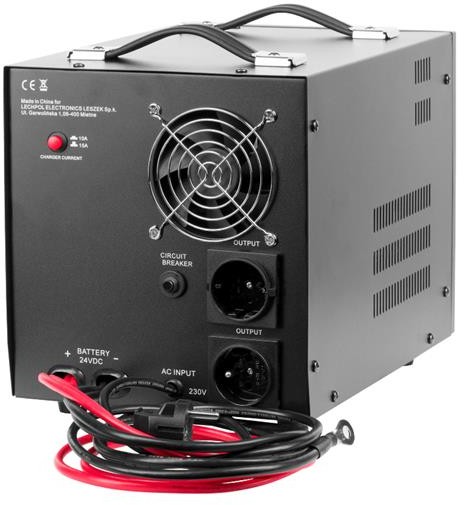 Alimentare de rezervă KEMOT PROsinus-2000/24 1400W 24V Negru - 1 | YEO