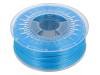 Filament: PLA albastru azur, semitransparent 1kg 195°C ±0,5% DEV-PLA-1.75-BLT