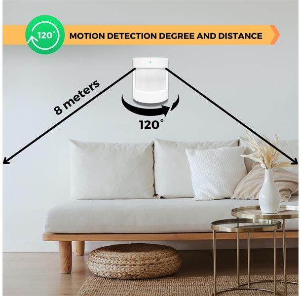 Detector inteligent de mișcare NOUS E2 ZigBee Tuya - 2 | YEO