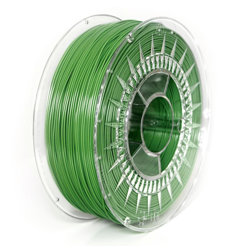 Filament: PLA verde 1kg 195°C ±0,05mm 1,75mm DEV-PLA-1.75-GN