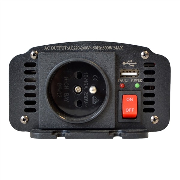 Invertor 12v 220v 600W Priza + USB - 1 | YEO