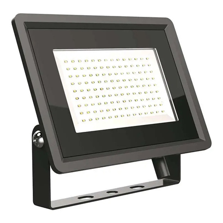 Reflector Led chip Samsung 100w, Flux luminos 8700 lm, Culoarea luminii Alb rece, Ip65 - Corp aluminiu Negru