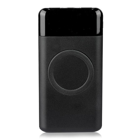 POWER BANK 10000MAH INCARCARE WIRELESS - NEGRU