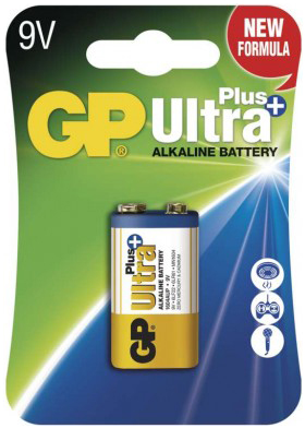 Baterie 6F22 (9V) alcalină GP Ultra Plus Alcalină 9V