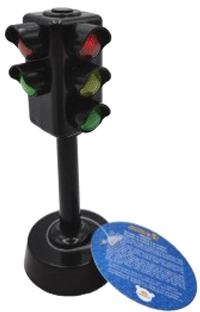 Semafor pentru copii TEDDIES cu 12 sunet si lumina 12cm