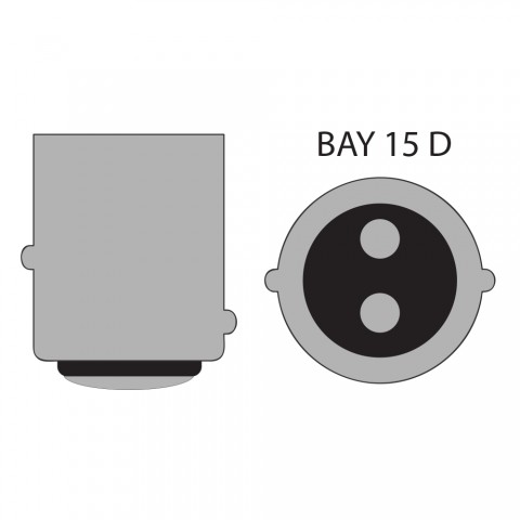 LED de frana - 12v CLD311 soclu BAY15D - 1 | YEO