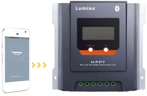 Controler solar MPPT Lumiax MT2075-BT, 12-24V/20A, bluetooth