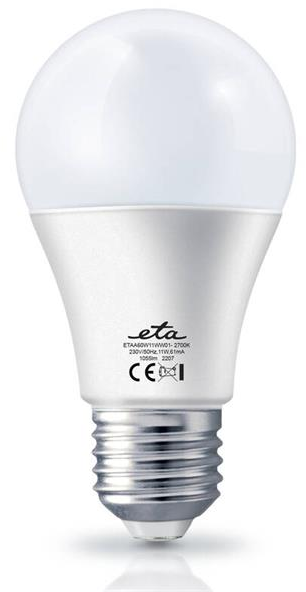 Bec LED E27 18W alb cald ETA ETAA70W18WW01