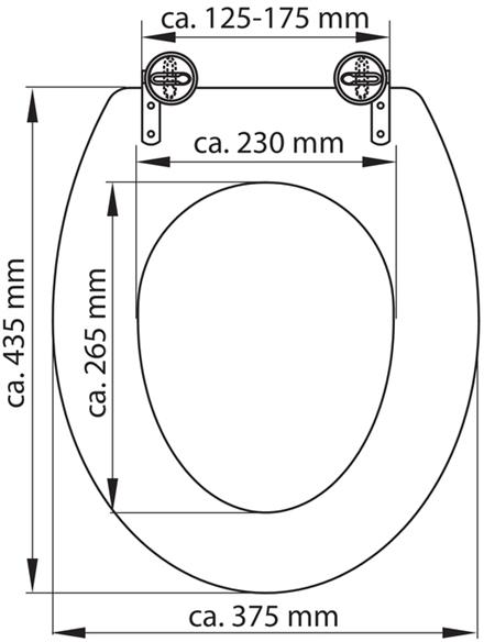 Scaun de toaleta SCHÜTTE YIN & YAN - 3 | YEO