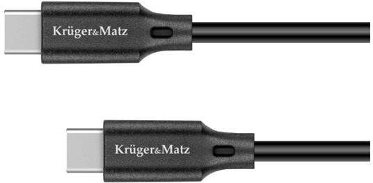 Cablu KRUGER &amp MATZ KM1261 Basic USB-C/USB-C 2,5m Negru