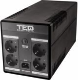 UPS 1100VA/600W LCD Line Interactive AVR 4 schuko USB Management TED Electric TED001573 - 1 | YEO