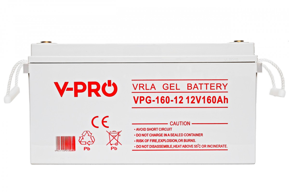 GEL VPRO PREMIUM 12V 160 Ah BATERIE GEL VRLA FĂRĂ ÎNTREȚINERE